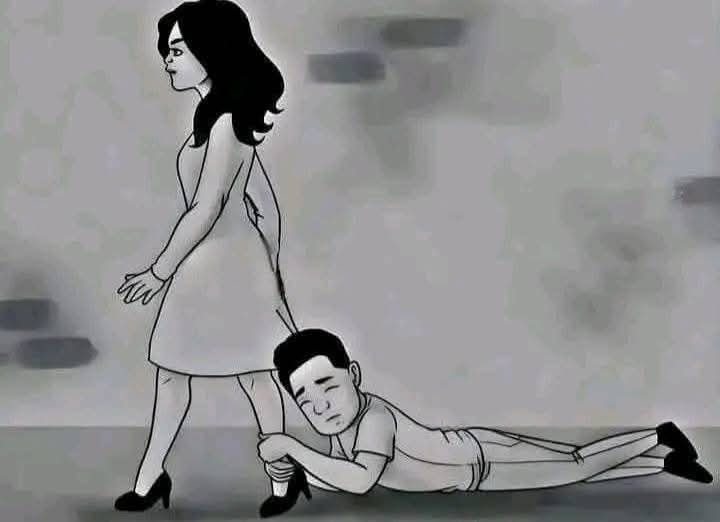 Ilustración emocional de desamor