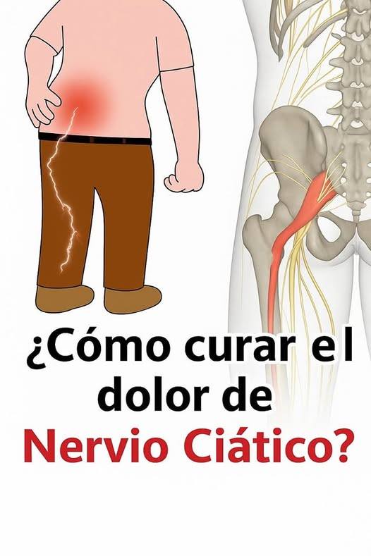 Ilustración del dolor lumbar y ciático