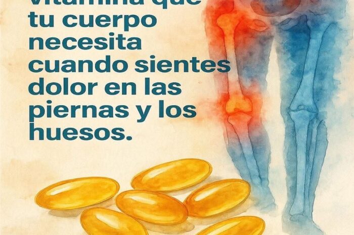 ¿Dolores en las Piernas y Huesos? Descubre la Vitamina que Necesitas