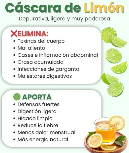Té de cáscara de limón