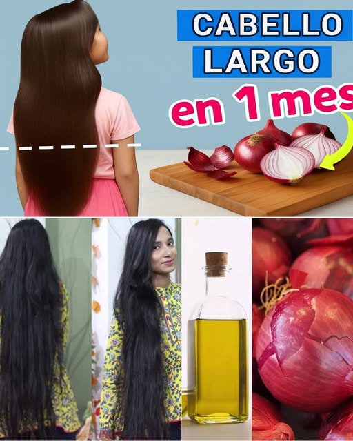 Uso de cebolla roja para el crecimiento del cabello