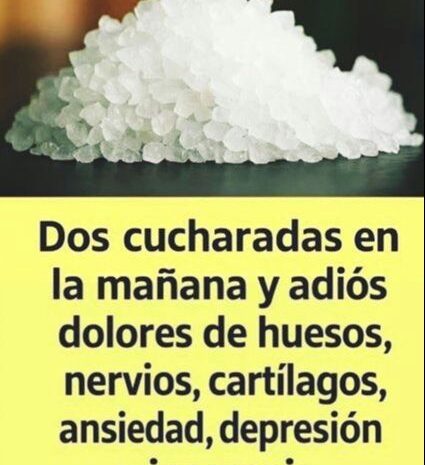 Cloruro de Magnesio: Dos Cucharadas para una Vida Sin Dolores