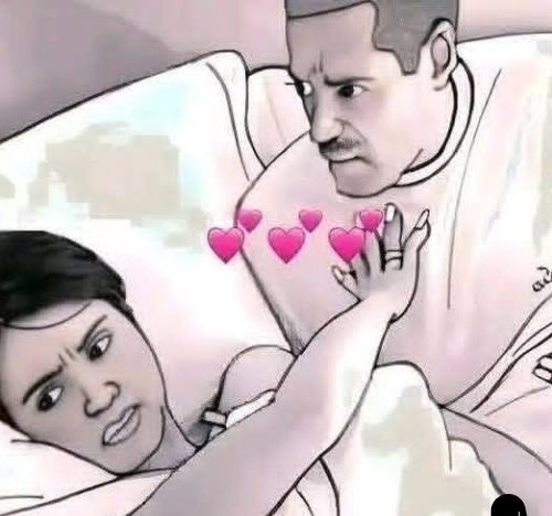 Escena humorística sobre relaciones