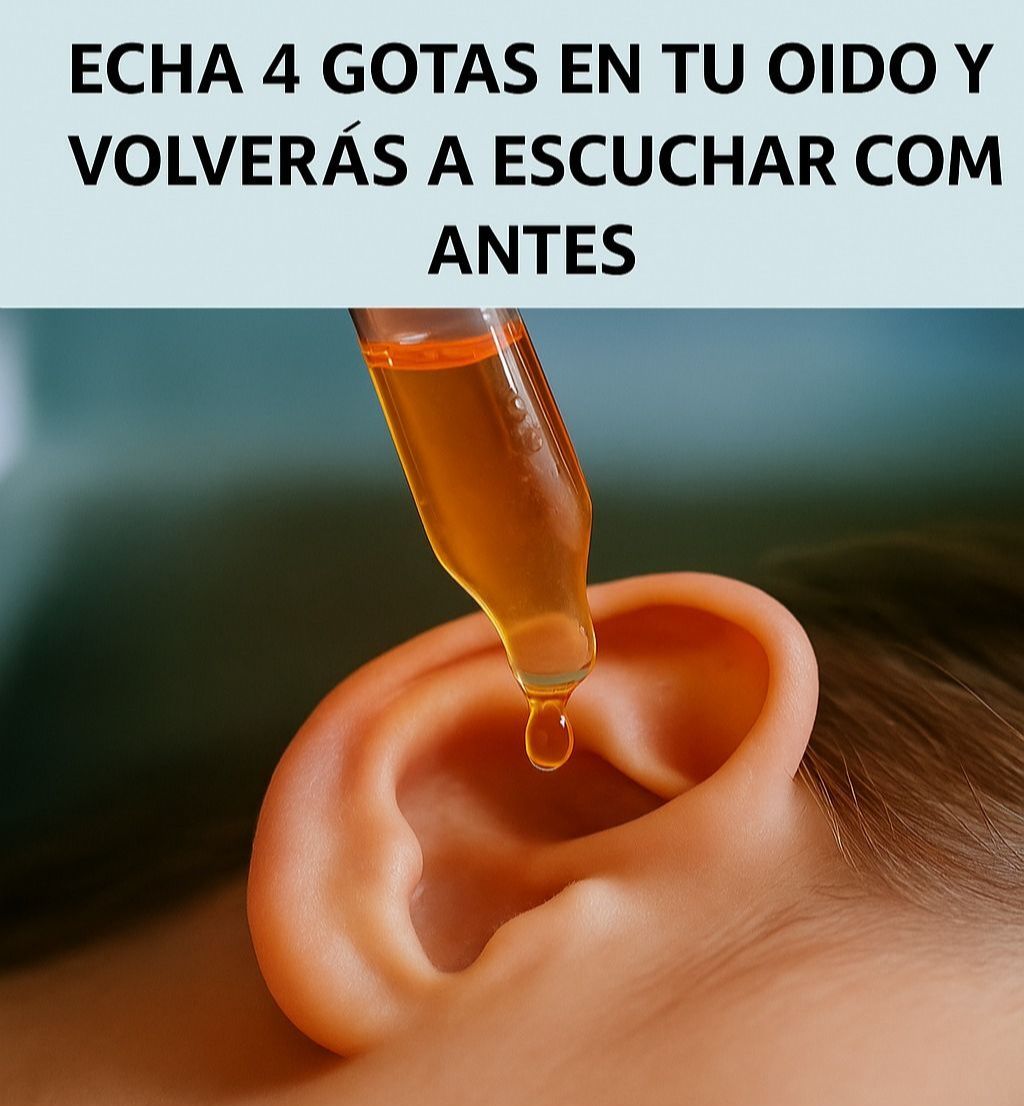 Aplicación de gotas en el oído