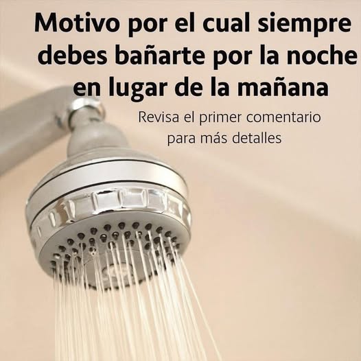 Ducha en funcionamiento