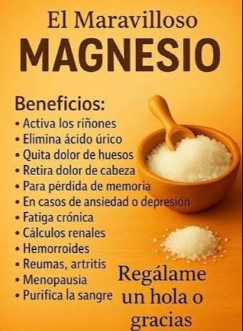 El Maravilloso Magnesio: Beneficios para la Salud y una Receta Energizante