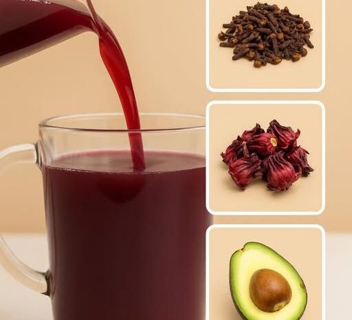 La Semilla que Sanó: Bebida Natural de Aguacate, Jamaica y Clavos de Olor