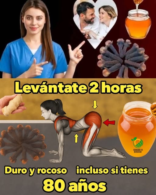 Jengibre, clavos de olor y miel