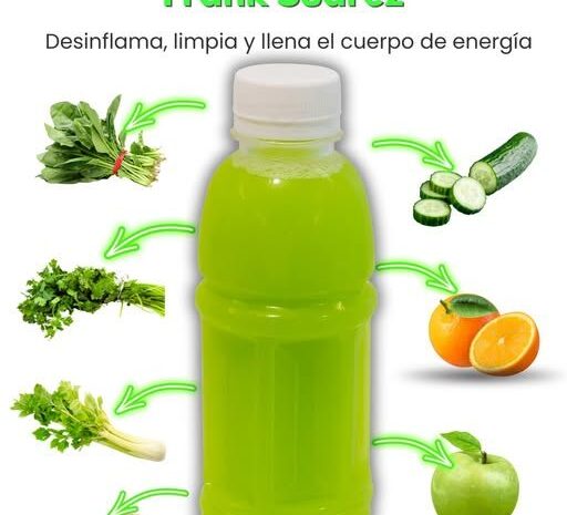 El Jugo Verde Más Famoso de Frank Suárez: Salud, Energía y Desintoxicación en un Vaso