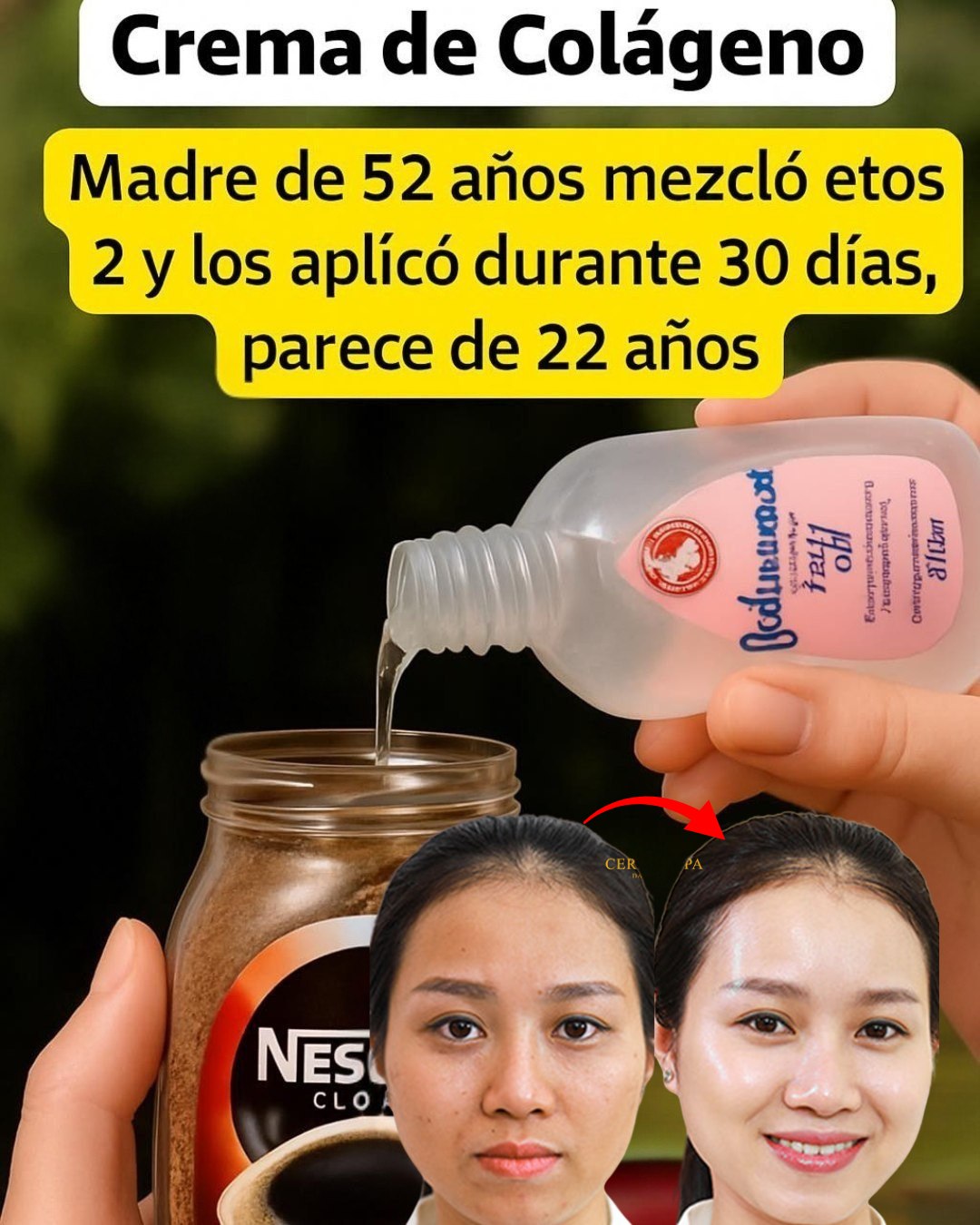 Crema casera de colágeno