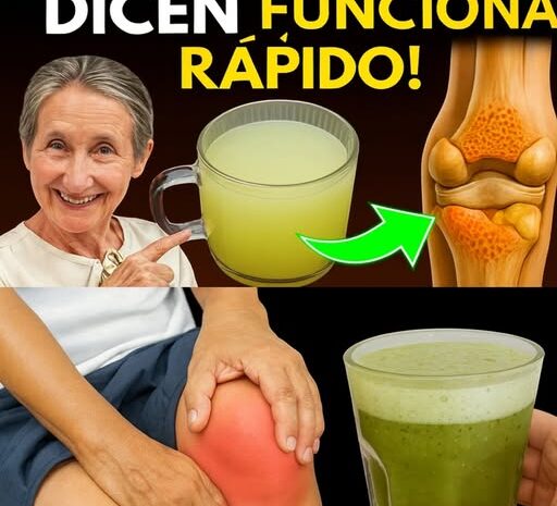 El Jugo que Fortalece tus Huesos y Alivia el Dolor en las Rodillas Después de los 50