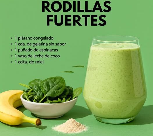 Batido de Plátano y Espinacas: Fortalece tus Rodillas