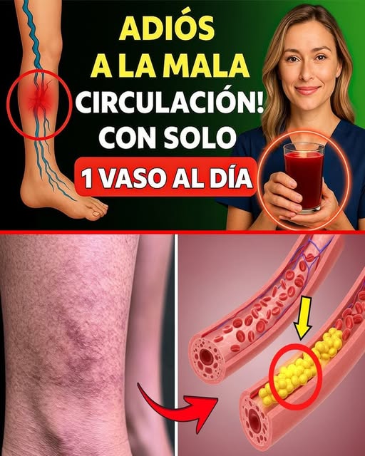 Bebida para mejorar circulación