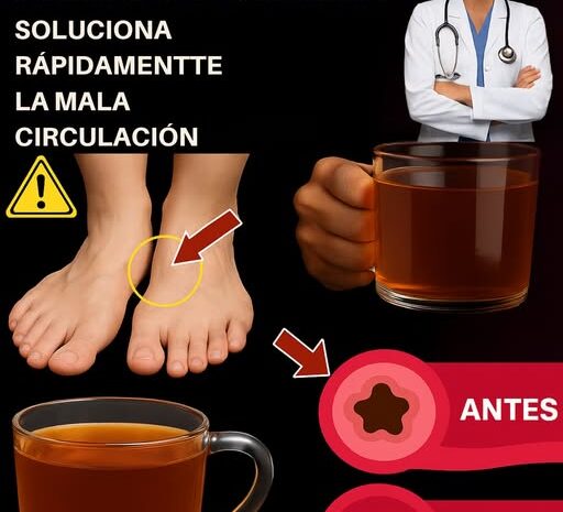 Mejora la Circulación con Esta Bebida Natural: Un Remedio para Adultos Mayores