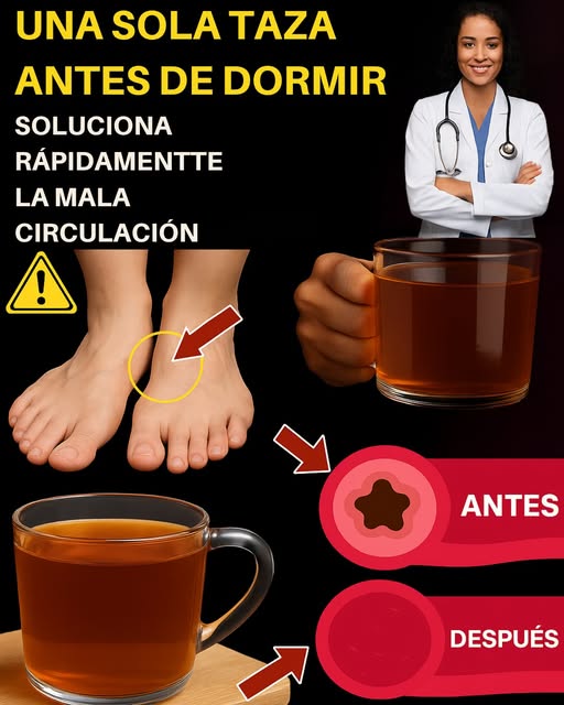 Bebida Natural para Mejorar la Circulación