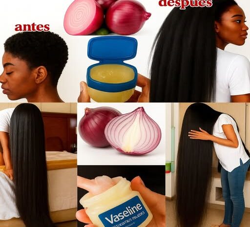 Haz Crecer Tu Cabello con Vaselina y Cebolla: El Método Viral Explicado