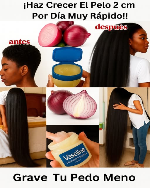 Cabello antes y después