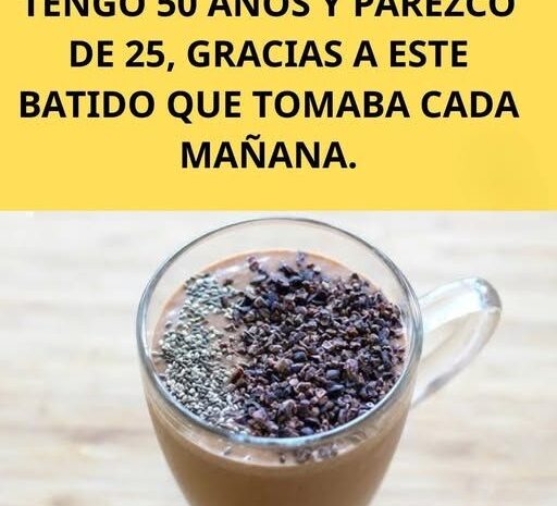 El Batido Rejuvenecedor Que Te Hace Lucir 20 Años Más Joven