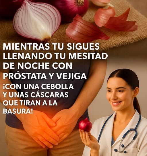 Cebolla para la salud prostática