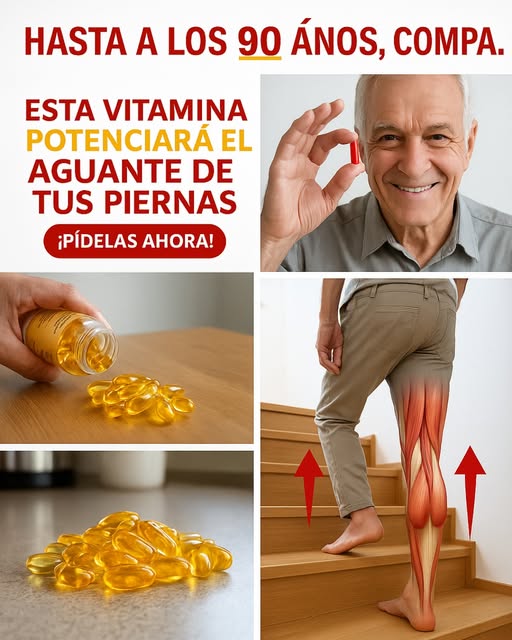 Suplemento vitamínico para fortalecer piernas
