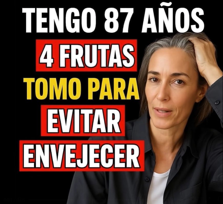 Frutas que ayudan a evitar el envejecimiento