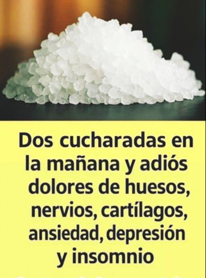 Cristales blancos, posible remedio natural