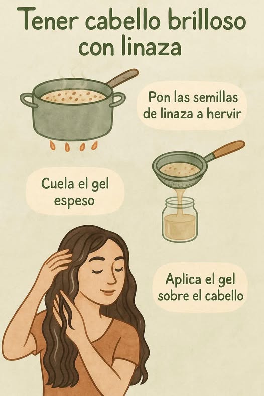 Proceso de preparación del gel de linaza