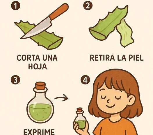 Sérum Casero de Sábila para un Cabello Saludable