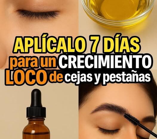 El Secreto Natural para Crecer Cejas y Pestañas de Forma Efectiva