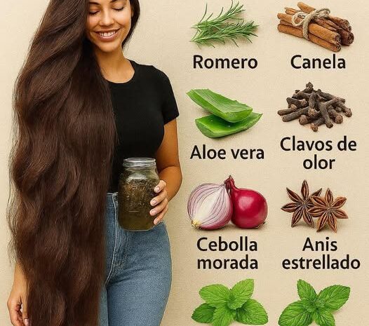 Receta Natural para Fortalecer el Cabello y Estimular su Crecimiento