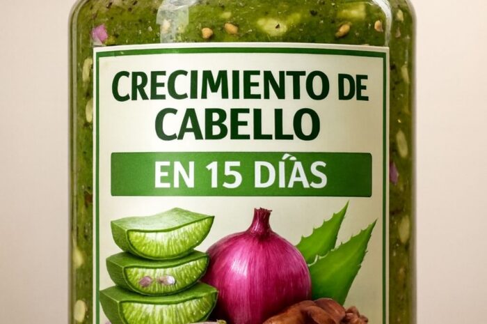 Receta Casera Para el Crecimiento del Cabello en Quince Días