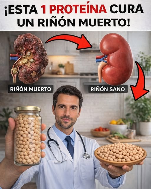 Imagen que destaca la importancia de la proteína en la salud renal