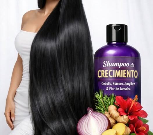 Shampoo Natural para Crecimiento del Cabello Saludable