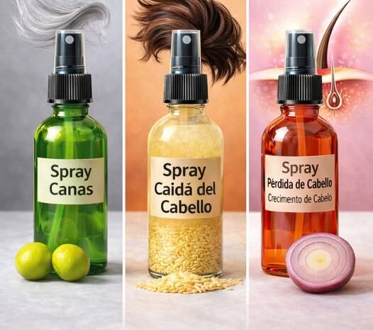 Sprays Caseros para el Cuidado del Cabello en Casa