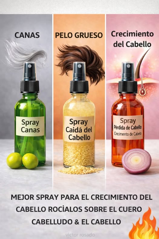 Sprays Caseros para el Cabello
