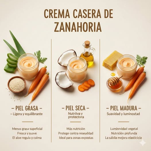 Crema Casera de Zanahoria