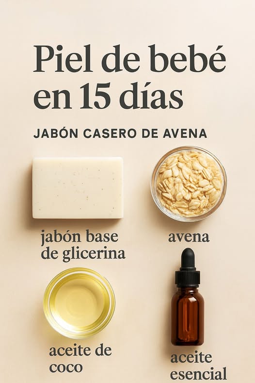 Jabón Casero de Avena