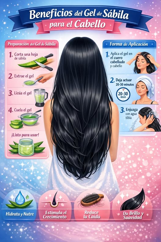 Beneficios del gel de sábila para el cabello