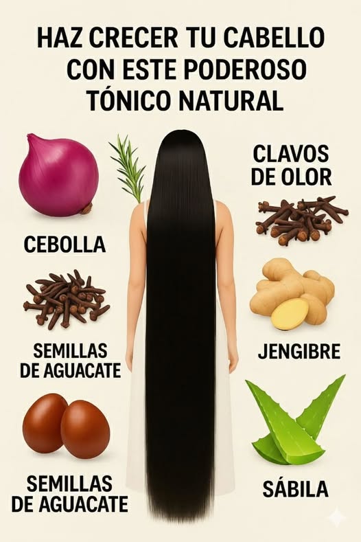 Tonico Natural para el Crecimiento Capilar