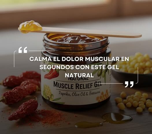 Gel de Pimentón para Aliviar Dolores Musculares Natural y Efectivo