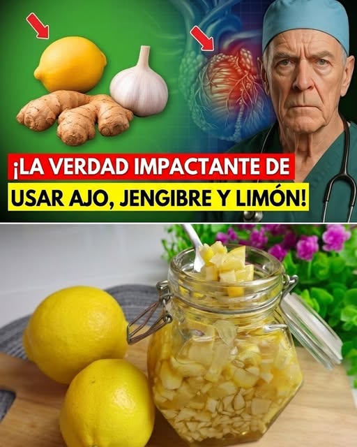 Ajo Jengibre y Limón