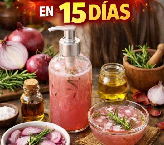 Receta Natural para Hacer Crecer el Cabello en 15 Días