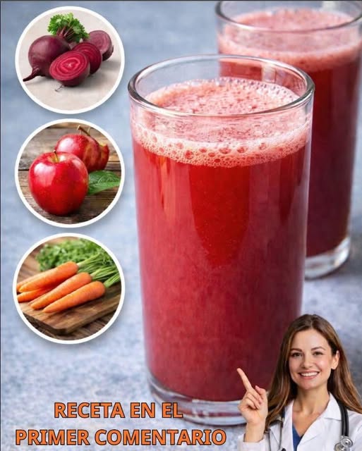 jugo de remolacha zanahoria y manzana