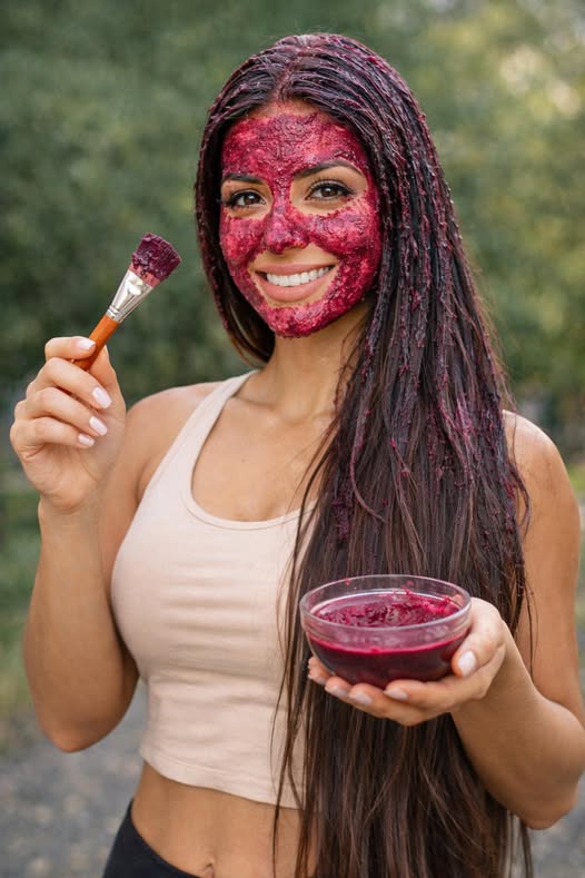 Mascarilla de Betabel para Cara y Cabello