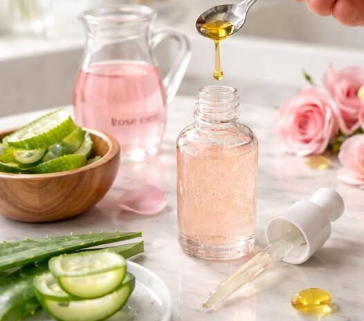 Serum Casero para Luminosidad Sin Aceites Pesados