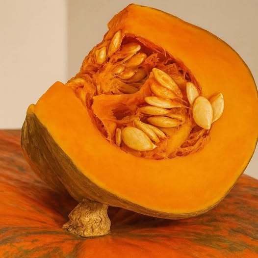 Calabaza fresca lista para cocinar