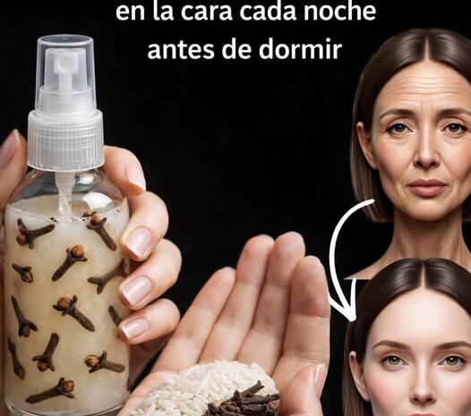 Luce Joven a los 50 con Este Spray Nocturno Casero