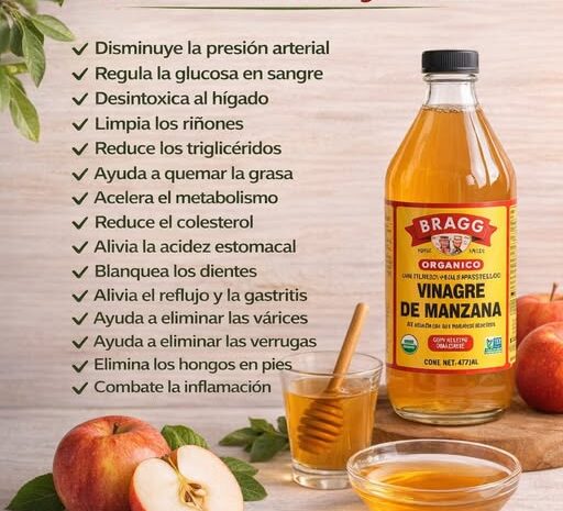 Descubre los Impresionantes Beneficios del Vinagre de Manzana para tu Salud