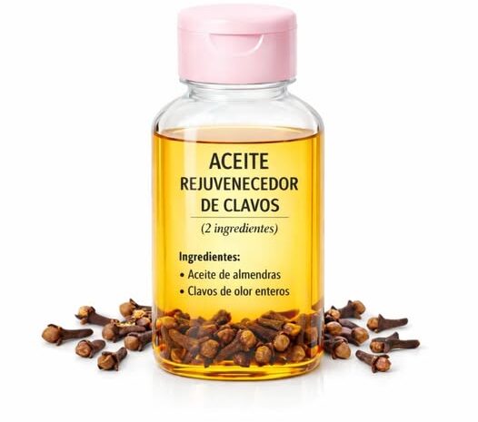 Aceite Rejuvenecedor de Clavos para el Cuidado Natural del Cabello y la Piel