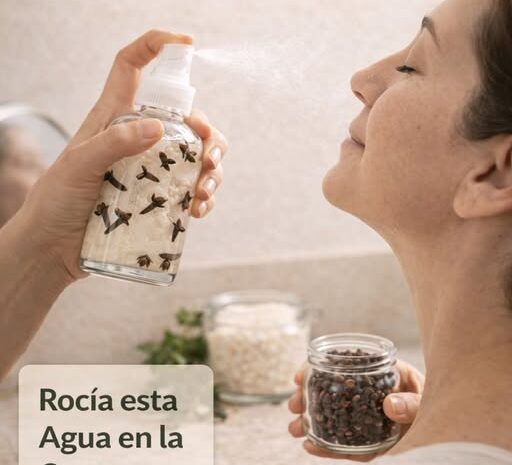 Agua de Arroz con Clavo para un Rocío Facial Suave y Fresco